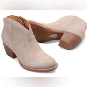 Born Michel Ankle Booties in Stone